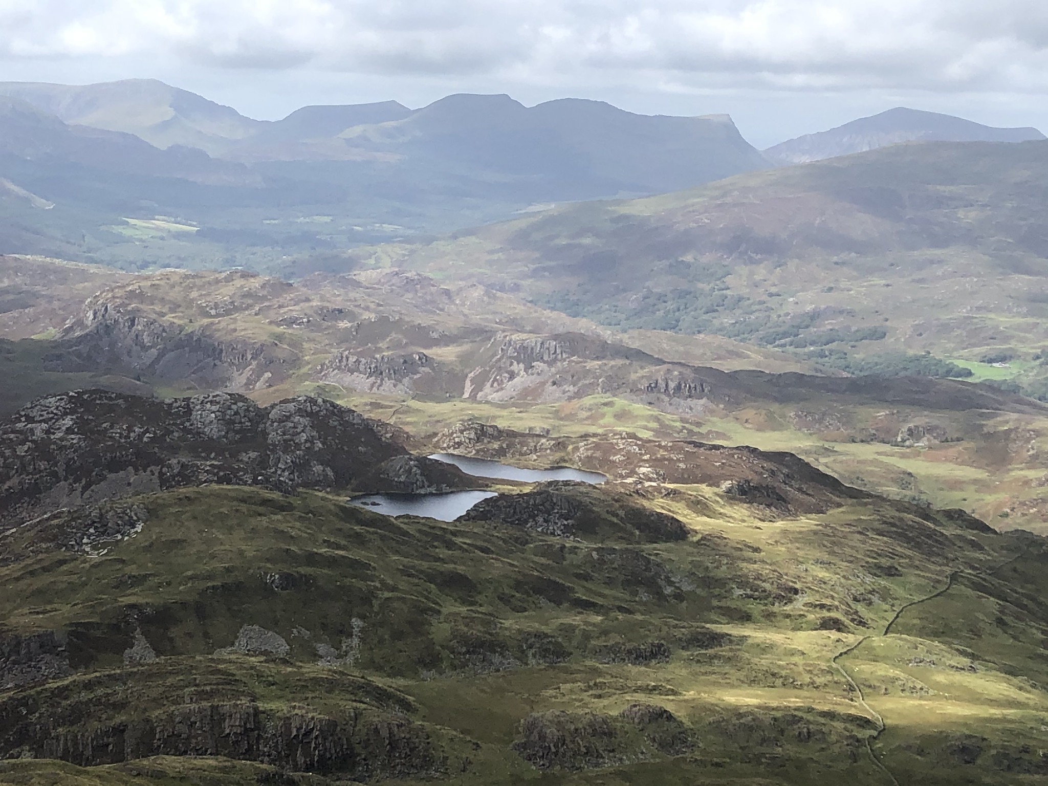 The Rhinogydd, one of the landscapes potentially affected by a new high tension grid connect through Eryri. 